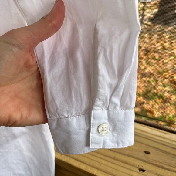 ASOS Design Cotton Mini Shirt Dress In White Size 6. NEW - Picture 9 of 13